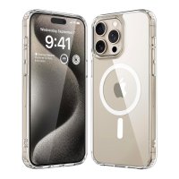 iPhone 15 Pro Deksel TPU MagSafe Transparent