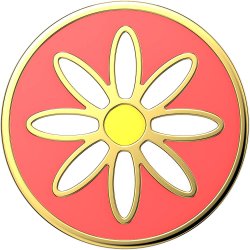 PopGrip Enamel Quaint Daisy Coral