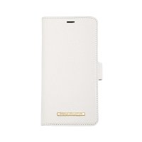 iPhone 11 Pro Max Etui Fashion Edition Avtakbart Deksel Saffiano Hvit