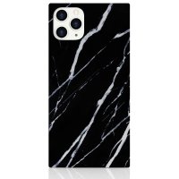 iPhone 11 Pro Deksel Square Case Marble Svart