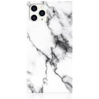 iPhone 11 Pro Deksel Square Case Marble Hvit