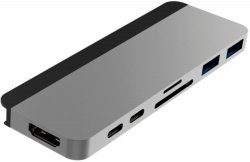 HyperDrive 7-in-2 DUO Hub USB-C Silver