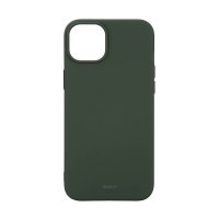 iPhone 15 Plus Deksel Silicone Touch MagSeries Olive Green