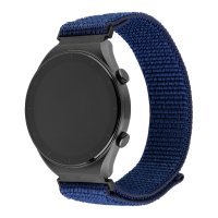 Samsung Galaxy Watch 22mm Armbånd Nylon Sporty Strap Blå