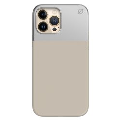 iPhone 13 Pro Max Skal Split Silicone MagSafe Stone Beige