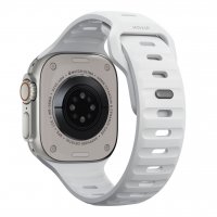 Apple Watch 42/44/45mm/Apple Watch Ultra Armbånd Sport Band Hvit