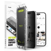 iPhone 16 Pro Max Skjermbeskytter Easy Slide Privacy 2-pakning