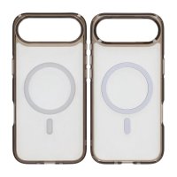 iPhone Air Deksel TPU MagSafe Svart Transparent