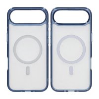 iPhone Air Deksel TPU MagSafe Blå Transparent