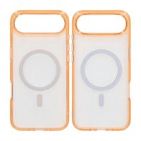 iPhone Air Deksel TPU MagSafe Oransje Transparent
