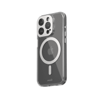 iPhone 15 Pro Deksel iGlaze MagSafe Luna Silver
