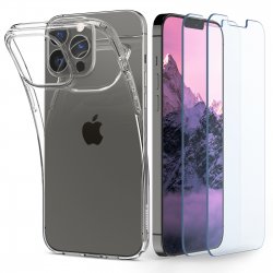 iPhone 13 Pro Deksel Skjermbeskytter Crystal Pack Crystal Clear