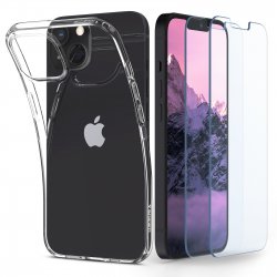 iPhone 13 Deksel Skjermbeskytter Crystal Pack Crystal Clear