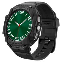 Samsung Galaxy Watch Ultra Armbånd og Deksel Rugged Armor Pro Matte Black