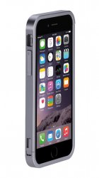 iPhone 6/6s Plus Skall AluFrame Aluminum Bumper Grå