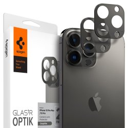 iPhone 13 Pro/iPhone 13 Pro Max Linsebeskyttelse Glas.tR Optik 2-pack Graphite