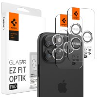 iPhone 14/15 Pro/iPhone 14/15 Pro Max Linsebeskyttelse GLAS.tR EZ Fit Optik Pro Crystal Clear 2-pakning