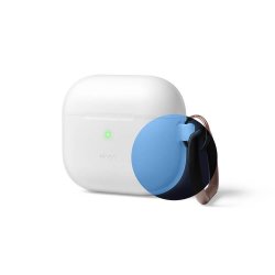 AirPods 3 Deksel Silicone Hang Case Nightglow Blue