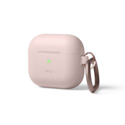 AirPods 3 Deksel Silicone Hang Case Sand Pink
