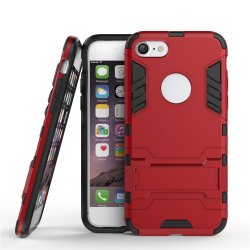 Apple iPhone 7/8/SE Extra Skyddande Deksel Stativ Rød