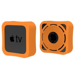 Apple TV 4K 2021 Deksel Silikon Oransje