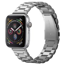 Apple Watch 42/44/45mm/Apple Watch Ultra Armbånd Modern Fit Sølv