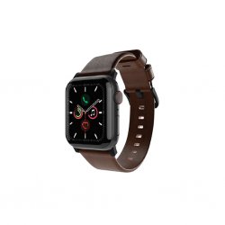 Leather Band for Apple Watch 42/44/45mm Dark Brown
