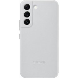 Original Galaxy S22 Deksel Leather Cover Light Gray