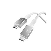 Essential Kabel Fabric USB-C/USB-C 240W 1.5m Hvit