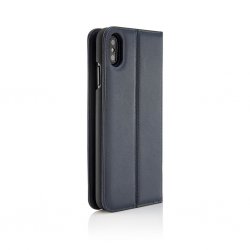 iPhone X/Xs Fodral Magnetic Folio Marinblå