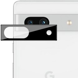 Google Pixel 7a Linsebeskyttelse i Herdet Glass Svart