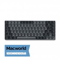SM1 Slim Mekanisk Bluetooth Tastatur Mørkgrå