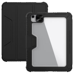 iPad 10.9 Etui Bumper Leather Case Svart