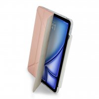 iPad Air 13 (M2/M3) Etui Origami No3 Pencil Case Metallic Rosa