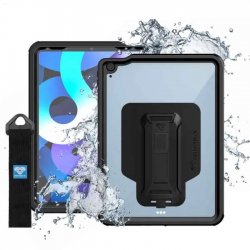 iPad Air 10.9 (gen 4/5) Skal Waterproof case Svart Transparent