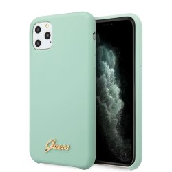 iPhone 11 Pro Deksel Silikoni Cover Vintage Grønn