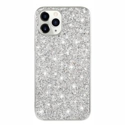 iPhone 12/iPhone 12 Pro Deksel Glitter Sølv