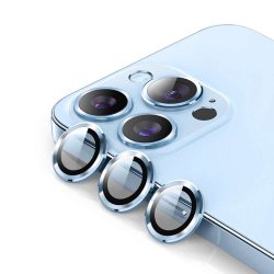 iPhone 13 Pro/iPhone 13 Pro Max Linsebeskyttelse Herdet glass Sierra Blue