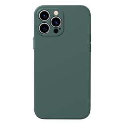 iPhone 13 Pro Max Deksel Silikon MagSafe Midnight Green