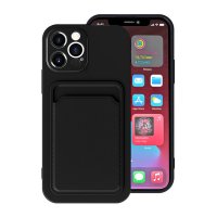 iPhone 13 Pro Deksel Kortholder Svart