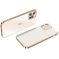 iPhone 13 Pro Deksel Belagt Kant Gull