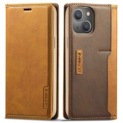 iPhone 14 Plus Etui Kortlomme Utside Brun