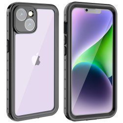 iPhone 14 Plus Deksel Vanntett IP68 Svart