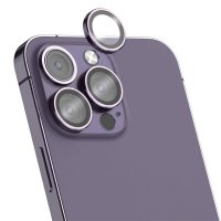 iPhone 14 Pro/iPhone 14 Pro Max Kameralinsskydd Aluminium Härdat Glas Lila