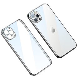 iPhone 14 Pro Max Deksel Belagt Kant Sølv
