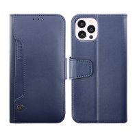 iPhone 14 Pro Etui Utbrettbar Kortlomme Blå