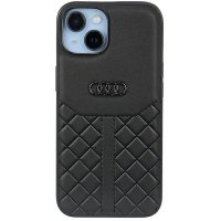 iPhone 14 Deksel Genuine Leather Case Svart