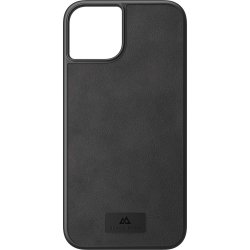 iPhone 14 Plus Deksel Real Leather Case Svart