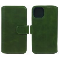 iPhone 15 Etui Essential Leather Juniper Green