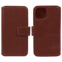 iPhone 15 Etui Essential Leather Maple Brown